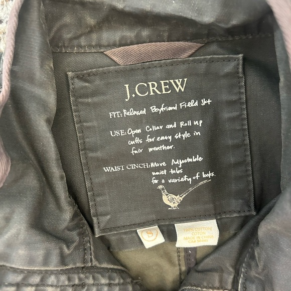 JCrew Relaxed Boyfriend Waxed Field Jacket - S - Picture 3 of 3